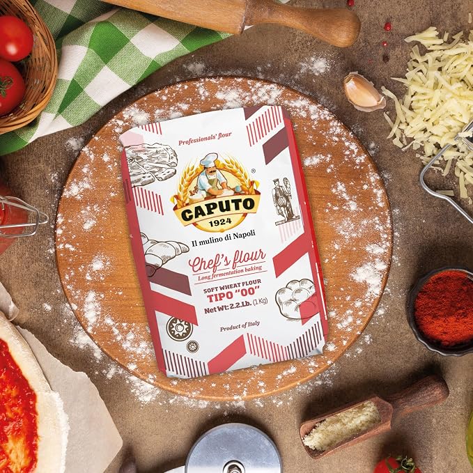 Antimo Caputo "00" Chefs Flour 1 Kilo, 2.2 Pound (Pack of 4)
