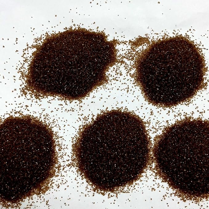 Edible Brown Sanding Sparkling Course Sugar Sprinkles 142g/ 5.01oz Brown Sprinkles Sanding Sugar for Baking, Cookies, Cupcakes, Ice Cream Topping and Rimming Sugar