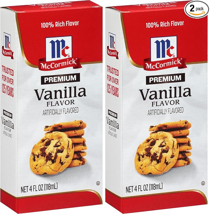 McCormick Premium Vanilla Flavor, 4 fl oz (Pack of 2)