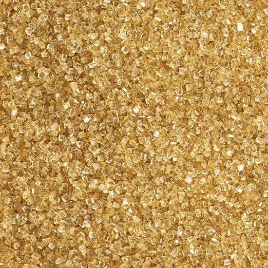 DecoPac Sanding Sugar | Sparkling Gold Edible Sugar Sprinkles | 33oz | Edible Sanding Sugar in Handheld Container | Made In USA | Sugar Sprinkle Mix For Cakes, Cupcakes, Cookies, Extra Large Pack | 33 Ounce - Sparkling Gold