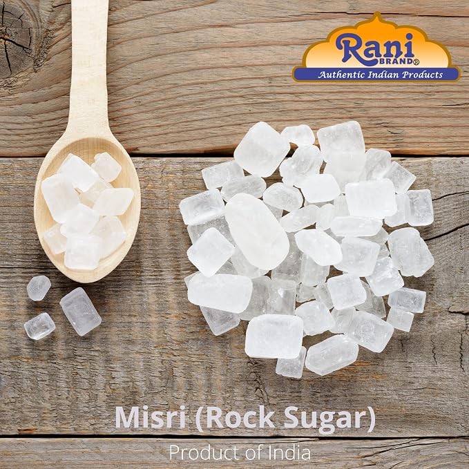 Rani Misri (Indian Sugar Crystals) 14oz (400g) ~ All Natural | Gluten Friendly | No Colors | Vegan | Kosher | Indian Origin