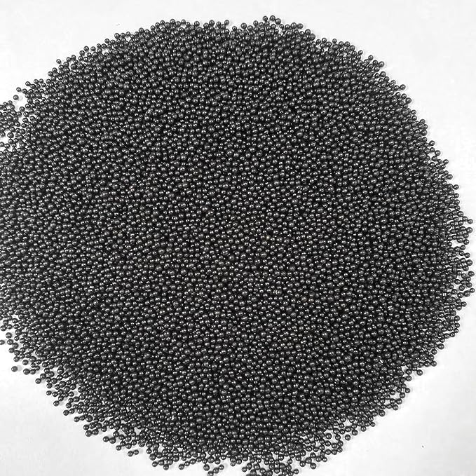 PhilaeEC Black Nonpareils Sprinkle 2mm Mini Peals Sprinkle Edible for Cake Decoration Cupcake Topper Cookie Baking Decorations Halloween Christmas Valentine Supplies