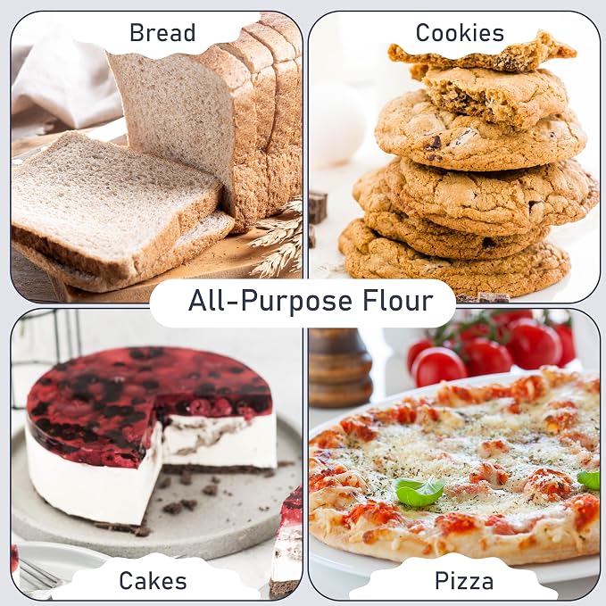 Great River Milling Lily White Organic All-Purpose Flour | Unbleached & Unbromated | Non-GMO, Kosher | Ideal for Bread, Cookies, Cakes, Pizza Dough & Everyday Baking | 25 Lb