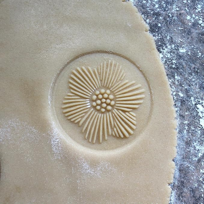 Flower Cookie Design Stamp by Fun Food Tools