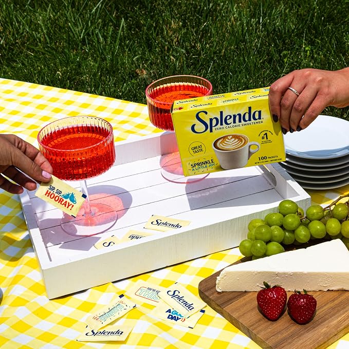SPLENDA Zero Calorie Sweetener, 100 Count Packets