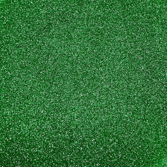 Edible Green Sanding Sugar Sprinkles 142g/ 5.01oz Sugar Crystals for cake decorating Candy Baking Decorations Ice Cream Toppings and Cookie Decorating for Valentines Halloween Christmas