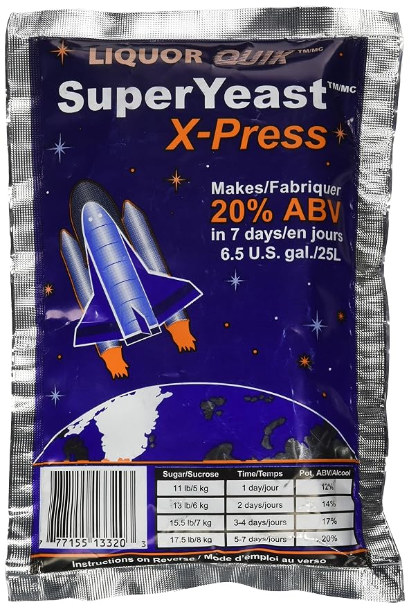 Liquor Quik Super Yeast X-Press (Makes 6.5 U.S. gal./25L)