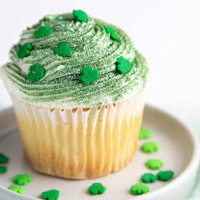 Sweets Indeed, Edible Glitter, Perfect for Drinks, Cocktails, Beverages & Cake Decorating, Dessert Cake Topper, Gift, 4 grams (Green Edible Glitter)