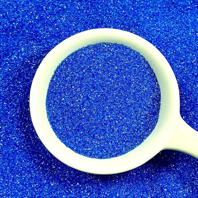 Edible Royal Blue Sanding Sugar Sprinkles 142g/ 5.01oz Sprinkles for Cake Decorating Candy Baking Decorations Ice Cream Toppings and Cookie Decorating for Wedding Parties Valentines Halloween Christmas