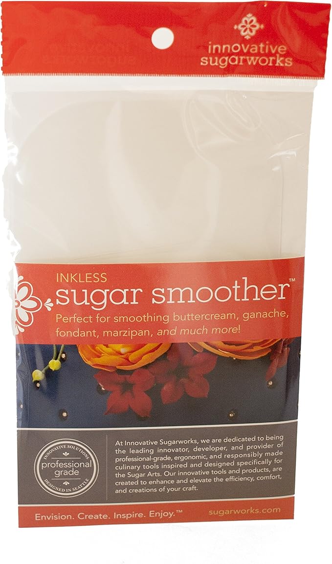 Innovative Sugarworks Sugar inkless Smoothers for Fondant, Modeling Chocolate, Sugarcraft, and Cake Decorating (3 Large (2 Thin,1 Thick) and 3 Small (2 Thin,1 Thick))
