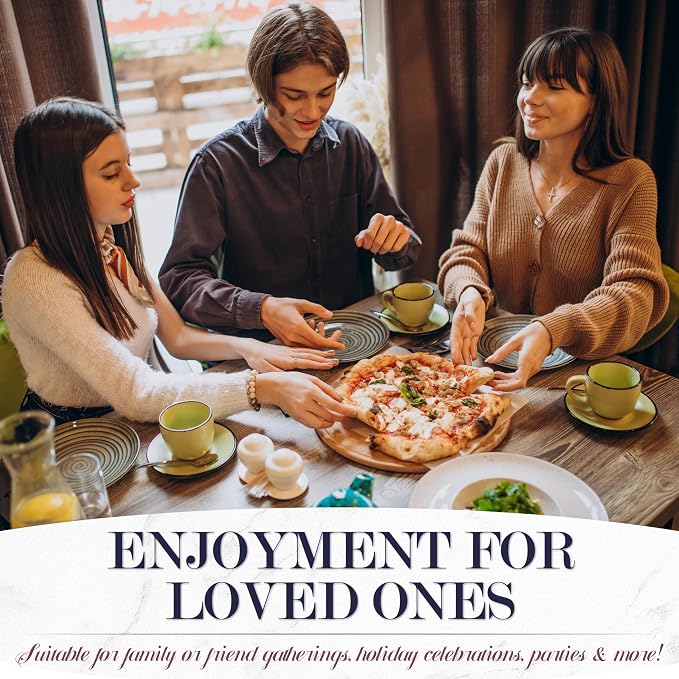 Baker's Friend Electric Pizza Oven Indoor Countertop, 12 Inch Pizza Maker Machine for Home, Pizza Cooker & Grill, Premium Glazed Ceramic Stone, Graphite Gray