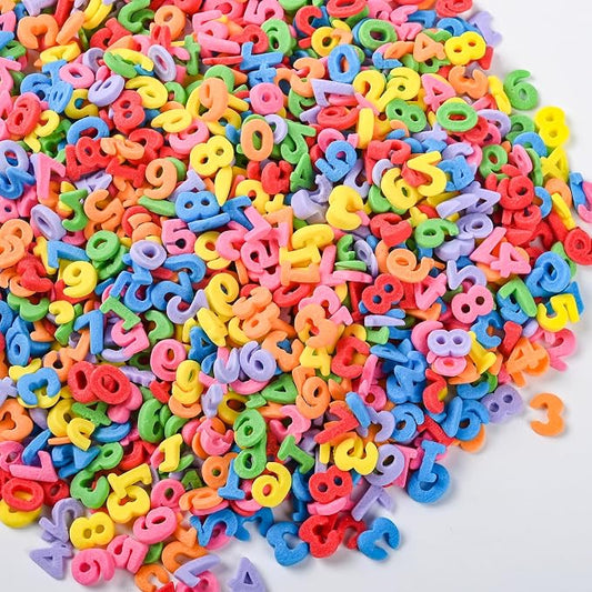Bayep Rainbow Sprinkles for Cake Decorating Numbers Bulk Sprinkles for Ice Cream, Cookies, Baking, Cupcake Topper Colorful Sprinkles Perfect for Birthday Party Christmas Holiday Supplies 3.52 Ounce