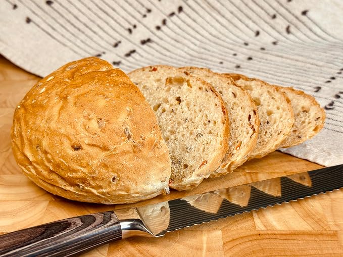 Molibake Fitness Bread Mix – All-Natural High-Fiber Bread Mix for Bread Machine and Oven – 15 oz – Whole Grain Breads Mix with Carrots, Oats, Flax, Sunflower & Sesame Seeds – Easy-to-Use Breads Maker Mix for Homemade Baking