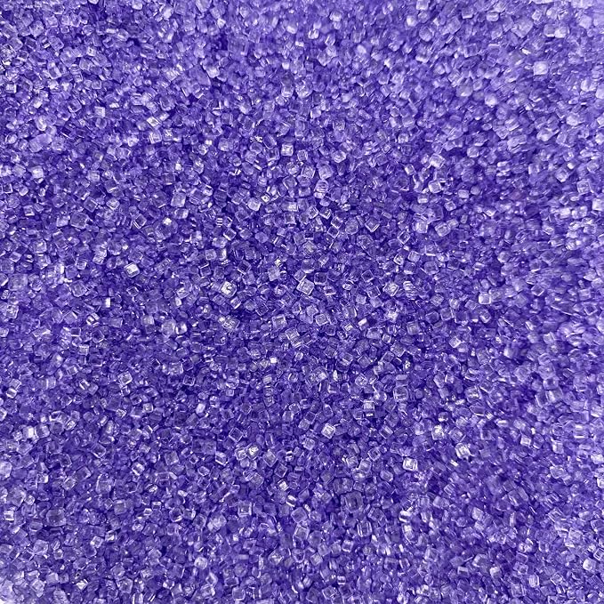 Edible Purple Sanding Sugar Sprinkles Cupcake Cake Toppers, Celebrations Candy Pearls Shaker Jar Wedding Party Cake Dessert Food Decoration Supplies 3.2oz(Purple)