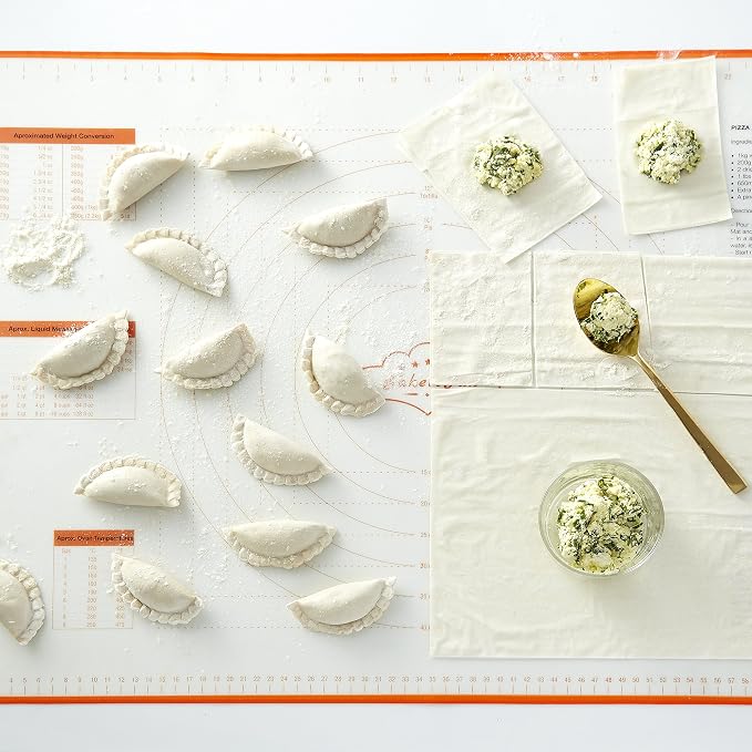 Silicone Pastry Mat X-Large 29.5 x 20.5 Inches, Nonstick Dough Rolling Mat with Measurement Markings, Heat Resistant to 450°F, BPA Free, Dishwasher Safe Baking Mat