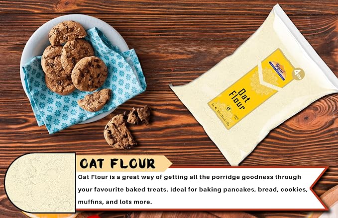 Rani Oat Flour 64oz (4lbs) 1.81kg ~ All Natural | Gluten Free | NON-GMO | Kosher | Vegan | Product of USA