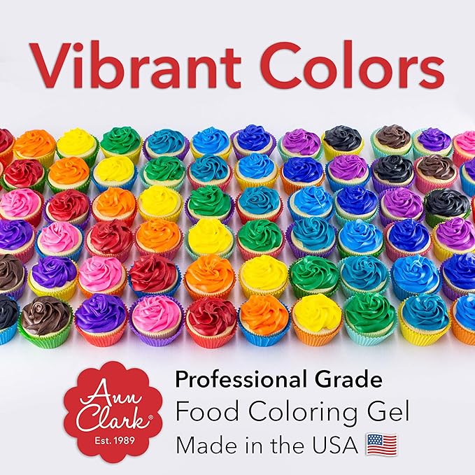 Ann Clark Lemon Yellow Food Coloring Gel Large 4.5 oz. Professional Grade Made in USA