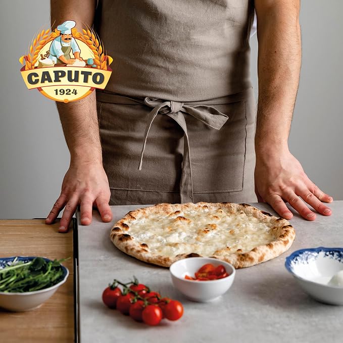 Antimo Caputo Pizzeria Flour Blue, 11 Pound (5Kg) Bag - Italian 00 Flour - Soft Wheat for Pizza Dough - Makes that Perfectly Elastic, Chewy, Crispy Bubble Neapolitan Pizza