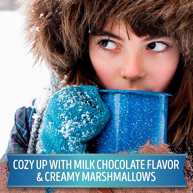 Swiss Miss Chocolate Hot Cocoa Mix With Marshmallows, Hot Cocoa Bar Supplies, 1.38 oz., 30-Count Envelopes