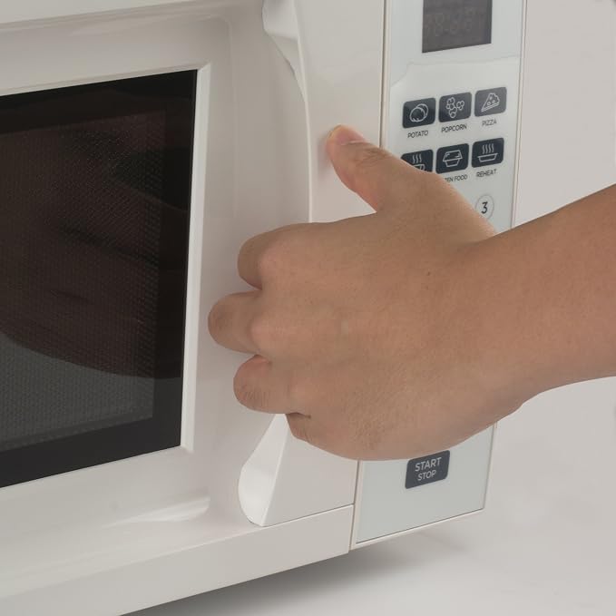 Commercial CHEF 701 Watt Counter Top Microwave Oven, 0.7 Cu. Ft, White
