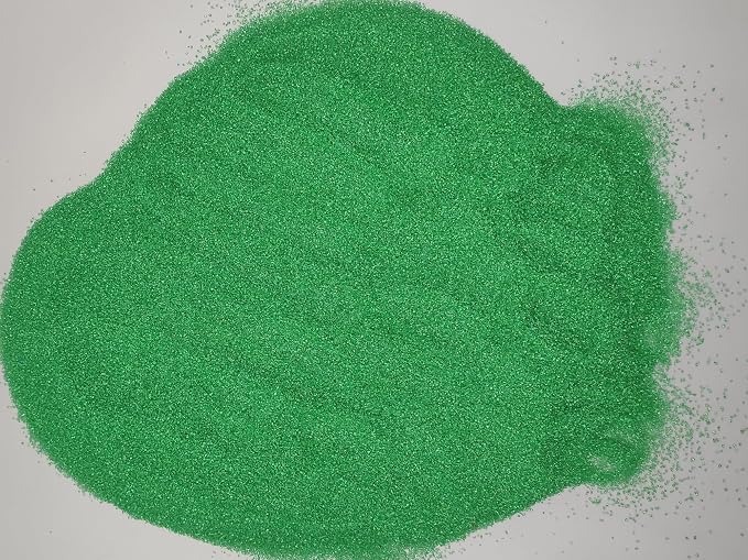 Edible 5 Ounce Fine Decorative Green Sanding Sugar Sprinkles for Baking, Sparkling Crystals for Cakes, Cookies, Cupcakes, Ice Cream Topping and Rimming Sugar