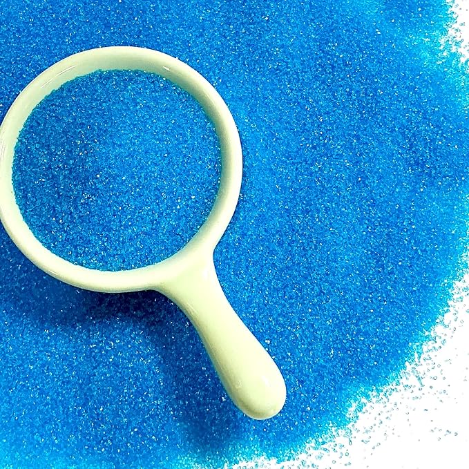 Edible Blue Sanding Sugar Sprinkles 142g/ 5.01oz Sparkling Blue Sugar Crystals for cake decorating for Cakes, Cookies, Cupcakes, Ice Cream Topping and Rimming Sugar