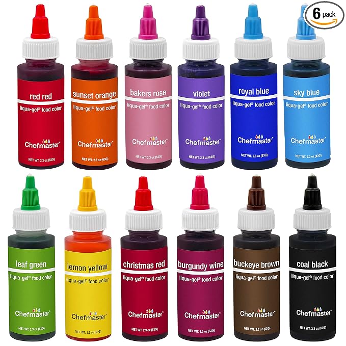 Chefmaster Liqua-gel Variety Pack