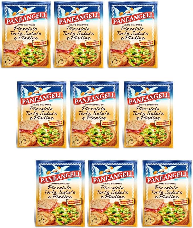 Paneangeli Mastro Fornaio Yeast For Pizza 3 Envelopes, 3 Count (Pack of 3)