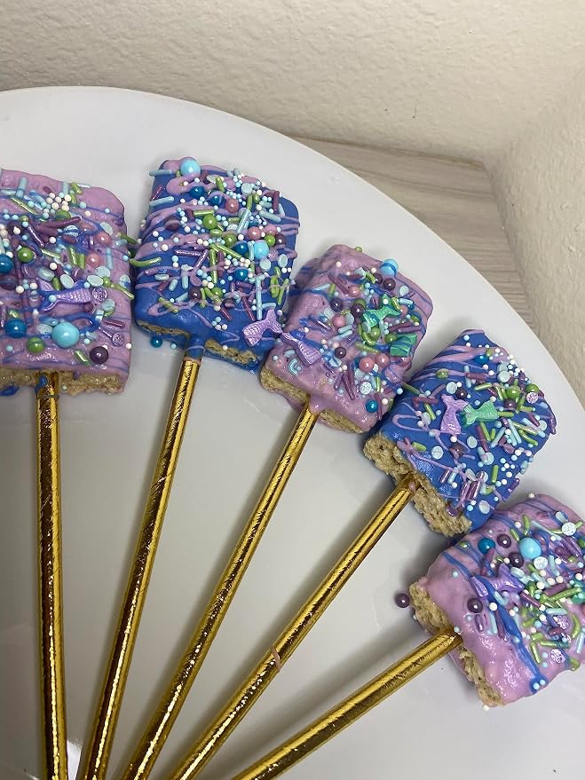 Edible Purple Ocean Mermaid Candy Sprinkles Starfish Dessert Sprinkle Shell Cake Cupcake Toppers Pearl Cookie Decorations Sweet Personalities Candy Sprinkles for Cake Decorating, 3.53 oz