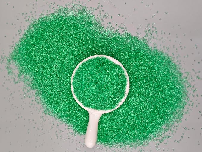 Edible 5 Ounce Medium Decorative Green Sanding Sugar Sprinkles for Baking, Sparkling Crystals for Cakes, Cookies, Cupcakes, Ice Cream Topping and Rimming Sugar