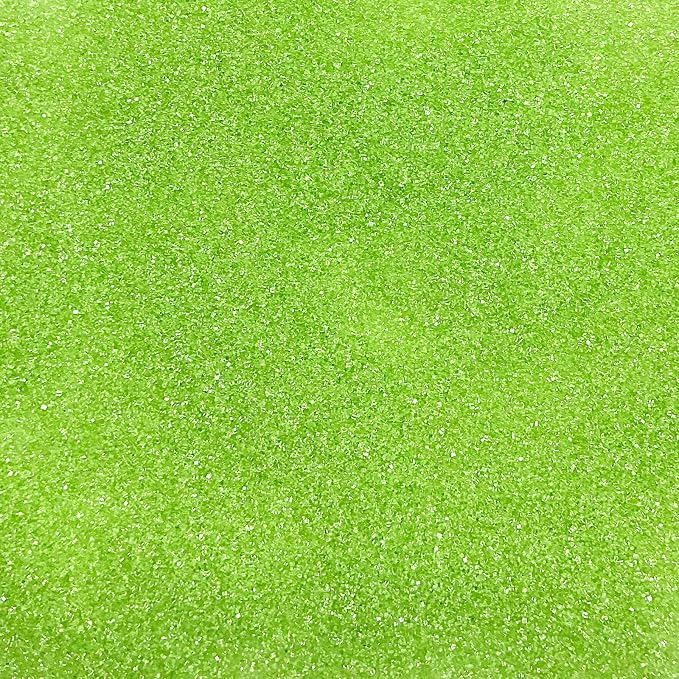 Edible Grass Green Sanding Sugar Sprinkles 142g/ 5.01oz Sugar Crystals for cake decorating Sparkling Crystals for Cakes, Cookies, Cupcakes, Ice Cream Topping and Rimming Sugar