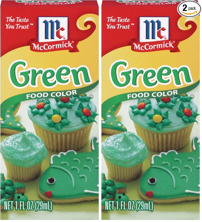 McCormick Green Food Color, 1 fl oz (Pack of 2)