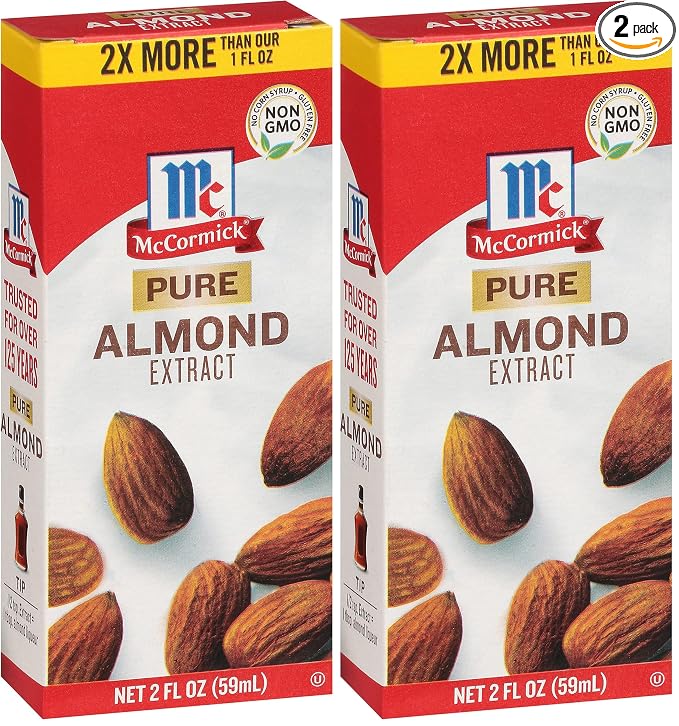 McCormick Pure Almond Extract, 2 fl oz (Pack of 2)