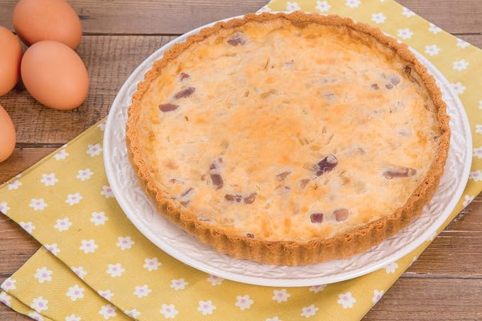 MasterClass Non-Stick Fluted Flan Tin/Quiche Pan with Loose Base, 20 cm (8")