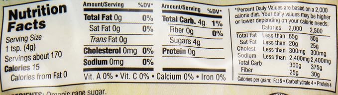Woodstock, Evap Sugar Pure Cane, Granulated, At least 95% Organic, 24 oz