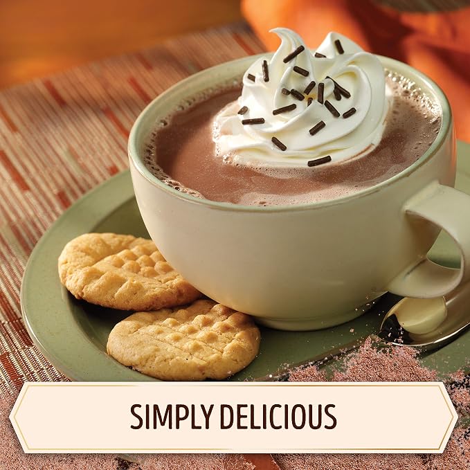 Swiss Miss Simply Cocoa Dark Chocolate Flavored Hot Cocoa Mix, 8 Count Hot Cocoa Mix Packets