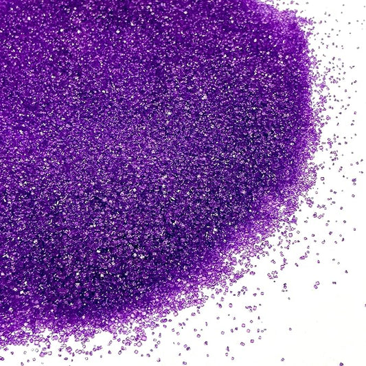 Edible Purple Sanding Sugar Sprinkles 142g/ 5.01oz Sugar Crystals for Cake Decorating Candy Baking Decorations Ice Cream Toppings and Cookie Decorating for Valentines Halloween Christmas