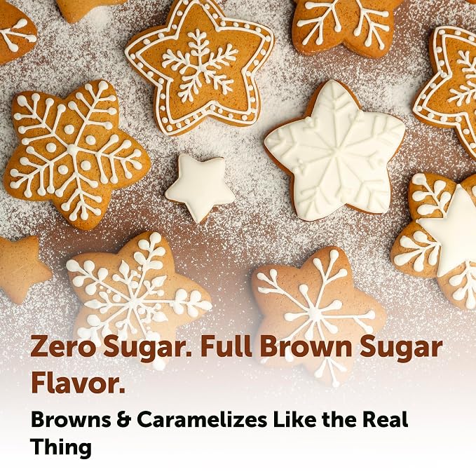 Micro Ingredients Golden Monk Fruit Sweetener with Allulose, 2 lbs | 1:1 Brown Sugar Substitute, No Erythritol, No Aftertaste | Zero Calorie Sugar Alternative for Baking, Coffee & Tea | Keto, Vegan, Non-GMO