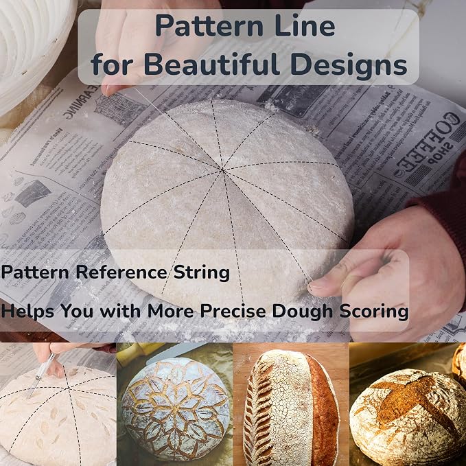 Bread Lame Sourdough Dough Scoring Tool, 11 Blades, with Cover, Sour Dough Bread Scorer Knife