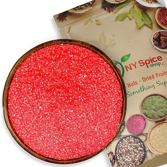 NY Spice Shop Red Sprinkles Sanding Sugar - 3 Pound Mix Red Sprinkles for Holiday Dessert Decoration - Baking Decoration For Cupcakes Cookies Cakes & Dessert Toppings