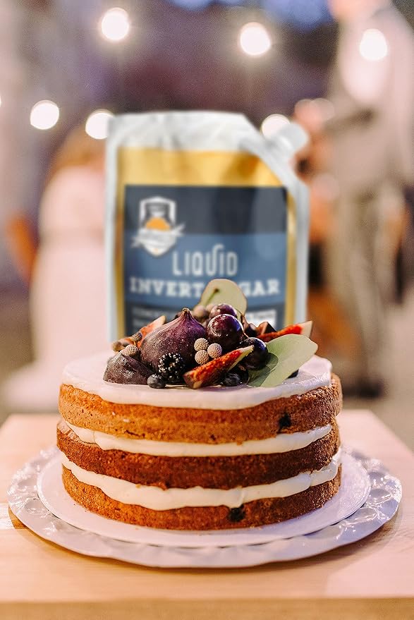 Fermentaholics Liquid Invert Sugar Syrup - Great For Fermentation, Baking, Sweetening, Candy Making, Ice Cream - 20 fl oz - Ferment Hard Seltzer - Inverted Sugar Syrup Resealable Easy Pour Spout (1)