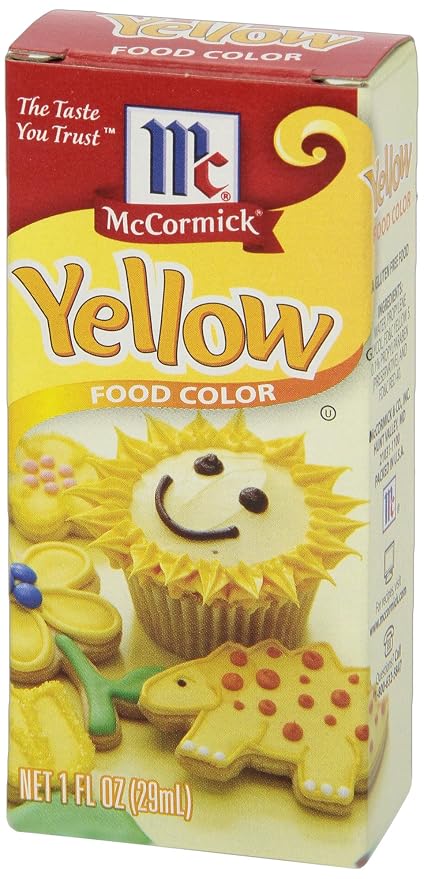 McCormick Yellow Food Color, 1 fl oz