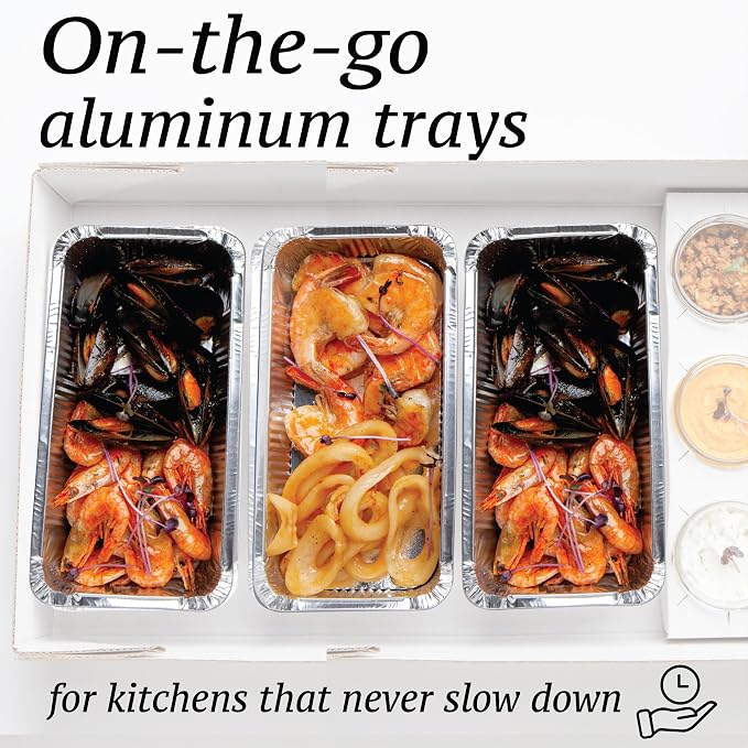 (110 Pack Aluminum Loaf Pans with Lids, Disposable Bread Tins for Baking, Lunch Containers, Single Serve Baking Dishes - Foil Loaf Pans, Aluminum Bread Pans (7.8 x 4.3 x 2 Inches)