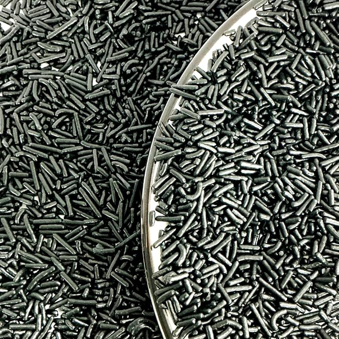 Homipooty Black Soft Jimmies Sprinkles Edible Candy Jimmies Sprinkles for Cake Decorating 78g/2.75oz Cookie Cupcake Topper Ice Cream
