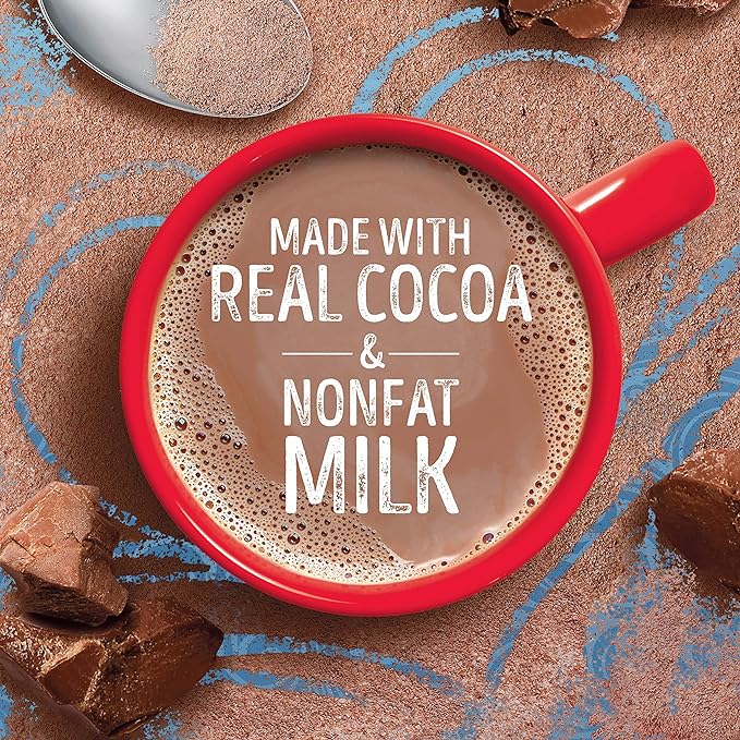 Swiss Miss Milk Chocolate Flavor Hot Cocoa Mix,1.38 oz. 50-Count,(Pack of 2)