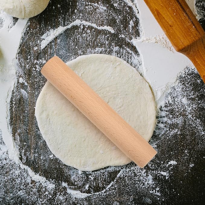 15 Pcs Small Wooden Rolling Pin for Dough, Mini Wooden Rolling Pin, 6 Inch Rollings Pins for Pizza, Bread, Dumpling, Home Cooking