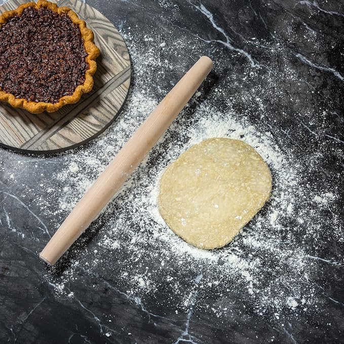 J.K. Adams Maple French Rolling Pin, Brown