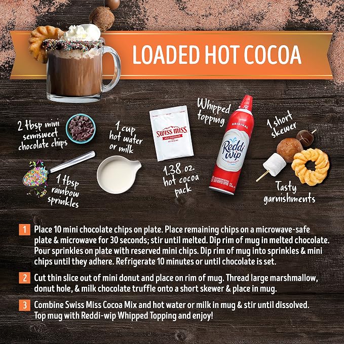 Swiss Miss Salted Caramel Flavored Hot Cocoa Mix, 1.38 oz 8 ct (Pack of 5)