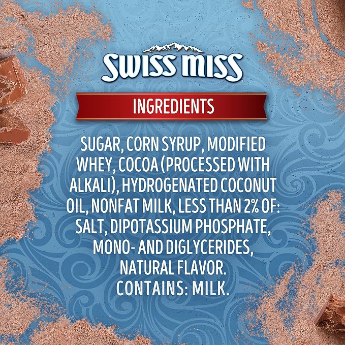 Swiss Miss Milk Chocolate Flavored Hot Cocoa Mix, Hot Cocoa Bar Supplies, 22.23 oz. Canister