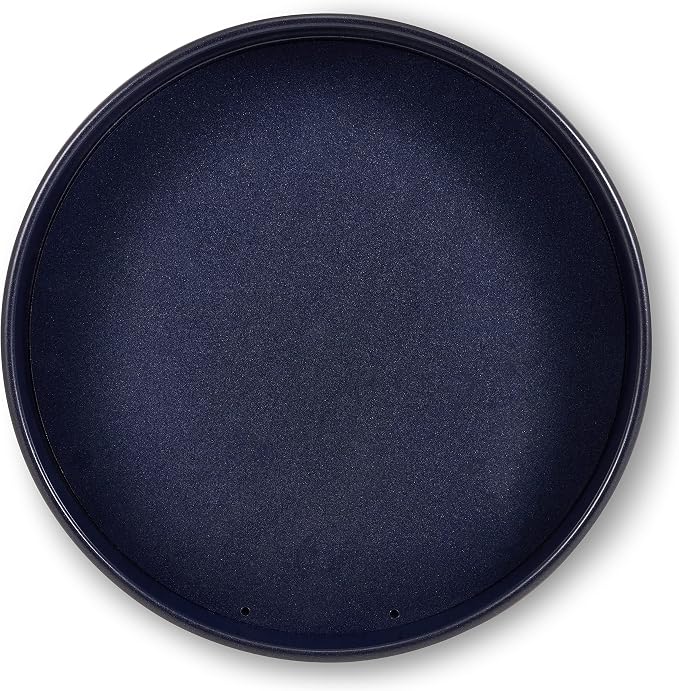 Zyliss E980195 Non-Stick Loose Base Round Sandwich Tin | 20cm/8in | Carbon Steel | Dark Blue | Cake Tin/Baking Tin/Bakeware/Cake Mould | Dishwasher Safe | 5 Year Guarantee